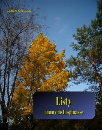 Listy panny de Lespinasse - okłakda ebooka