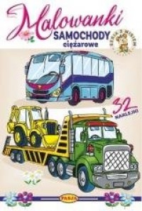 Malowanki - Samochody ciężarowe - okładka książki
