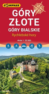 Mapa turystyczna - Góry Złote - okładka książki