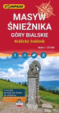 Mapa turystyczna - Masyw Śnieżnika - okładka książki