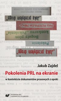 Pokolenia PRL na ekranie w kontekście - okłakda ebooka