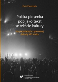 Polska piosenka pop jako tekst - okłakda ebooka