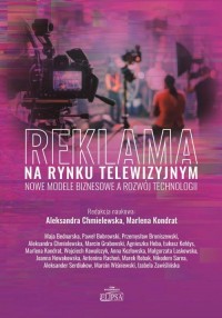 Reklama na rynku telewizyjnym - okłakda ebooka