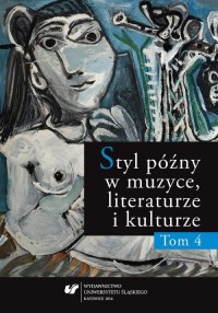 Styl późny w muzyce, literaturze - okłakda ebooka