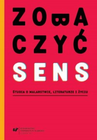 Zobaczyć sens. Studia o malarstwie, - okłakda ebooka
