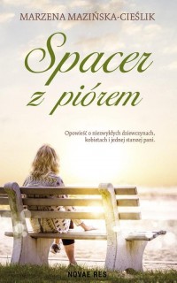 Spacer z piórem - okłakda ebooka