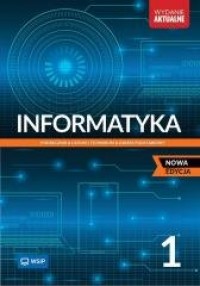 Informatyka LO 1 podr. ZP 2025 - okładka podręcznika