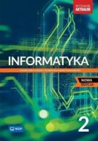 Informatyka LO 2 podr. ZP 2025 - okładka podręcznika
