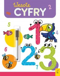 Wesoła nauka Wesołe cyfry Flamaster - okładka książki