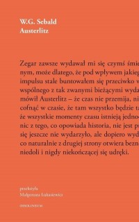 Austerlitz - okłakda ebooka