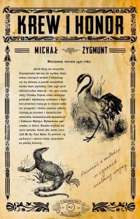 Krew i honor - okłakda ebooka