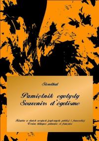 Pamiętnik egotysty. Souvenirs d’égotisme - okłakda ebooka