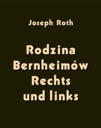 Rodzina Bernheimów. Rechts und - okłakda ebooka