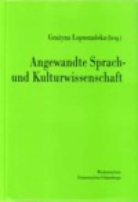 Angewandte Sprach-und Kulturwissenschaft - okładka książki