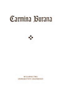 Carmina Burana - okładka książki