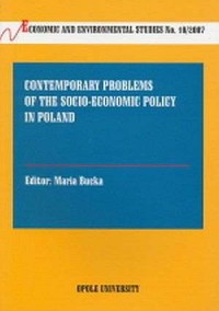 Contemporary Problems of the Socio-Economic - okładka książki