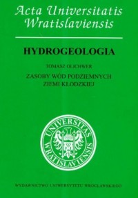 Hydrogeologia. Zasoby wód podziemnych - okładka książki