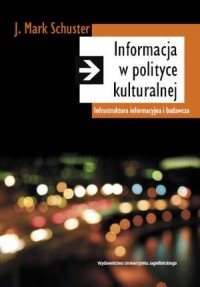 Informacja w polityce kulturalnej. - okładka książki