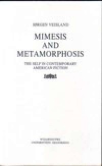 Mimesis and metamorphosis. The - okładka książki