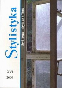 Stylistyka XVI. Styl i czas / Style - okładka książki
