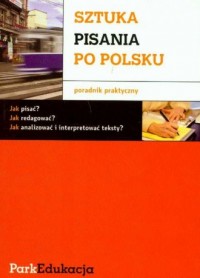 Sztuka pisania po polsku - okładka książki