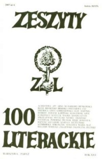 Zeszyty Literackie 100 - okładka książki