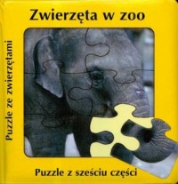 Zwierzęta w Zoo. Puzzle ze zwierzętami - okładka książki