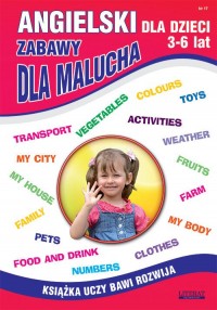 Angielski dla dzieci 3-6 lat Nr - okładka podręcznika