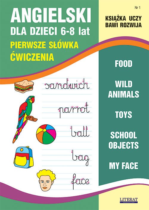 Angielski dla dzieci 6-8 lat Nr - okładka podręcznika