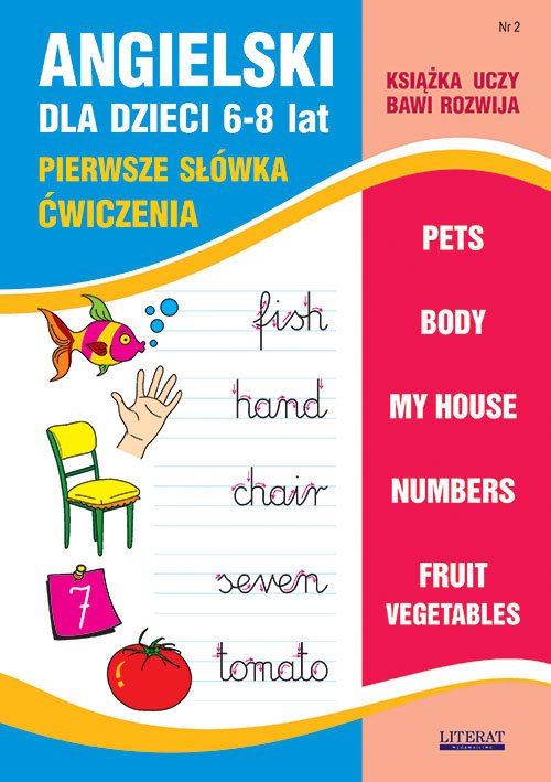 Angielski dla dzieci 6-8 lat Nr - okładka podręcznika