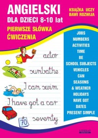 Angielski dla dzieci 8-10 lat Pierwsze - okładka podręcznika