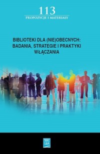 Biblioteki dla (nie)obecnych badania, - okładka podręcznika