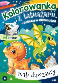 Kolorowanka z tatuażami - świecą - okładka książki