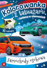 Kolorowanka z tatuażami - świecą - okładka książki