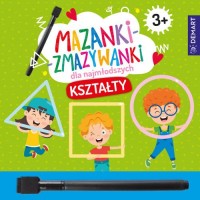 Mazanki-zmazywanki dla najmłodszych - okładka książki