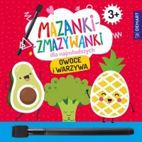Mazanki-zmazywanki dla najmłodszych - okładka książki