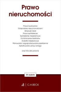 Prawo nieruchomości oraz inne akty - okładka książki