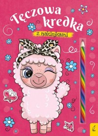 Tęczowa kredka Lama - okładka książki