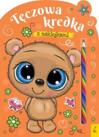Tęczowa kredka Miś - okładka książki