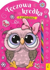 Tęczowa kredka Sowa - okładka książki