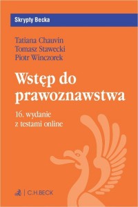 Wstęp do prawoznawstwa z testami - okładka książki
