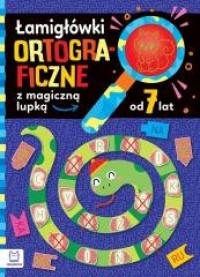 Łamigłówki ortograficzne z magiczną - okładka książki