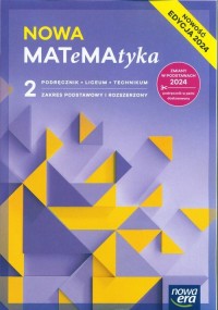 NOWA MATeMAtyka 2 Podręcznik Zakres - okładka podręcznika