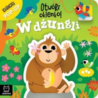 Otwórz okienko! W dżungli. Książeczka - okładka książki