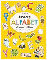 Rymowany alfabet. Kolorowanka z - okładka książki