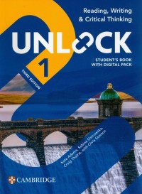 Unlock 1 Reading, Writing and Critical - okładka podręcznika