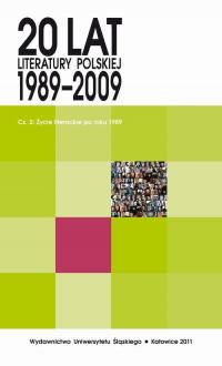 20 lat literatury polskiej 1989-2009. - okłakda ebooka