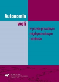 Autonomia woli w prawie prywatnym - okłakda ebooka