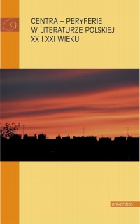 Centra peryferie w literaturze - okłakda ebooka