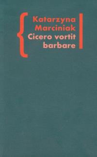 Cicero vortit barbare Przekłady - okłakda ebooka